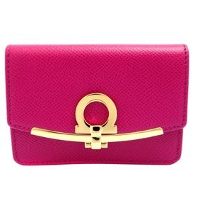 Salvatore Ferragamo Cerise Card Case
